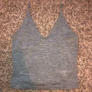 Solid Cropped Tank Top